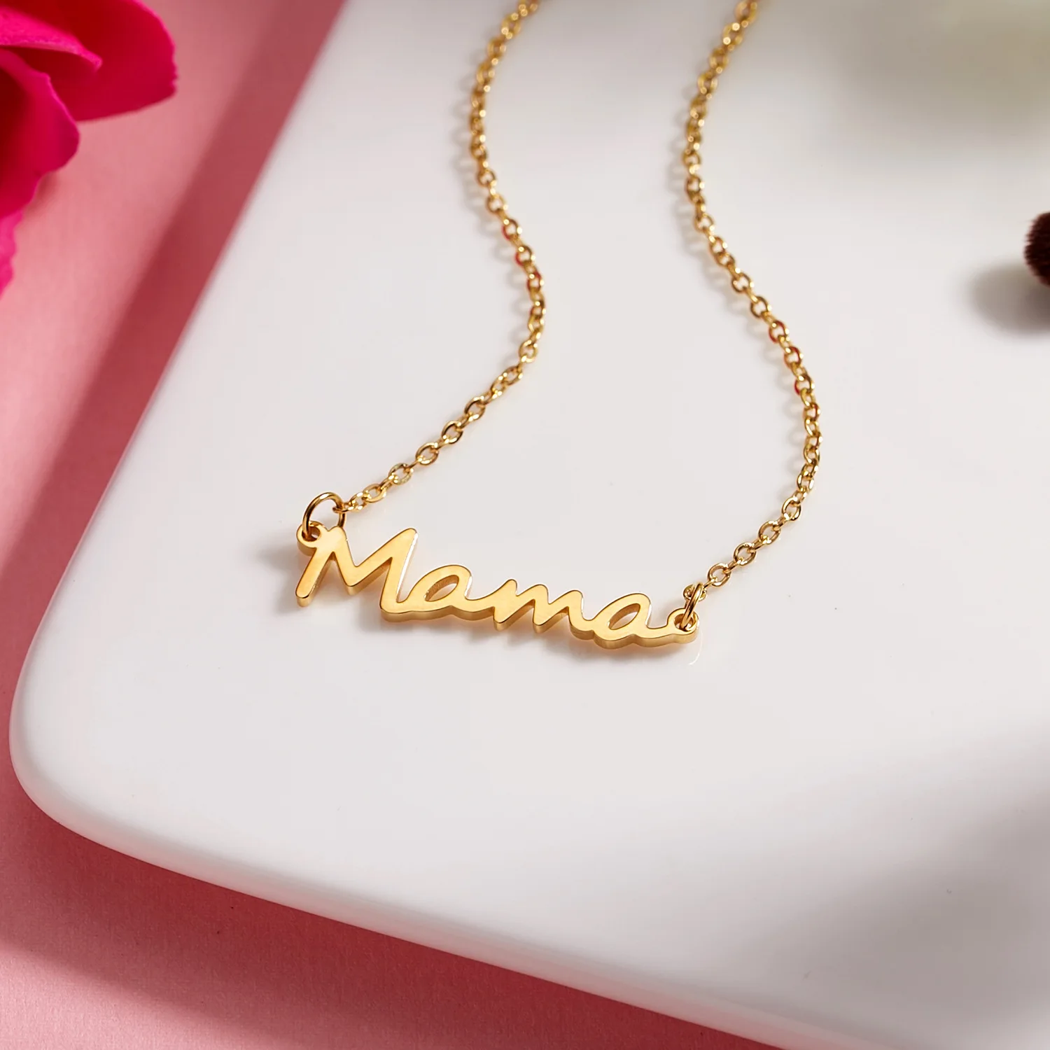 Hot Selling Letter Necklace Stainless Steel Necklace Mama Necklace - Main Image