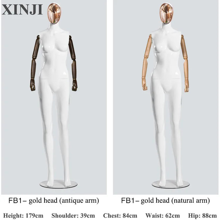 新集卸売衣料品店 全身マネキン 女性モデル フォーム 女性 ホワイト