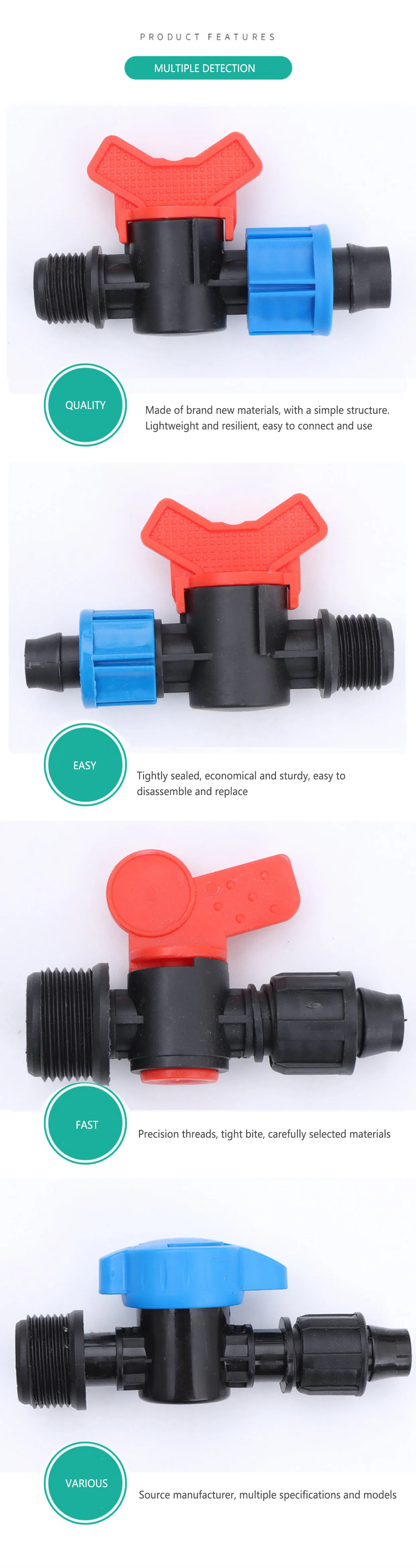 China Agricultural Water Saving Drip Irrigation Valve Irrigation Water