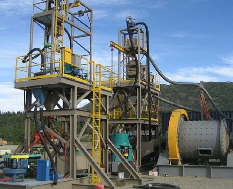 Gravity Separation Process Of Placer Gold Ore Gold Mine Processing Line