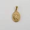 09-oval flower-Golden