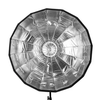 Triopo KL-105 105CM Easy Lock Collapsible Silver Beauty Dish Diffuser Speedbox Quick Folding Softbox With Bowens Mount detail image