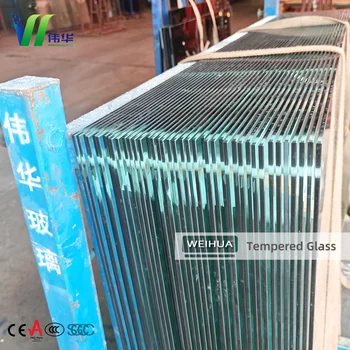 Factory Price Frameless Balustrade Glass 10mm 12mm 15mm Fully Tempered Toughened Safety Explosion-Proof Shockproof Decoration