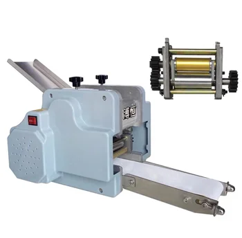 Small Fully Automatic Commercial Dough Pressing Machine New Type Home Use Handmade Grain Dumpling Wonton Bun Wrapper Motor Core