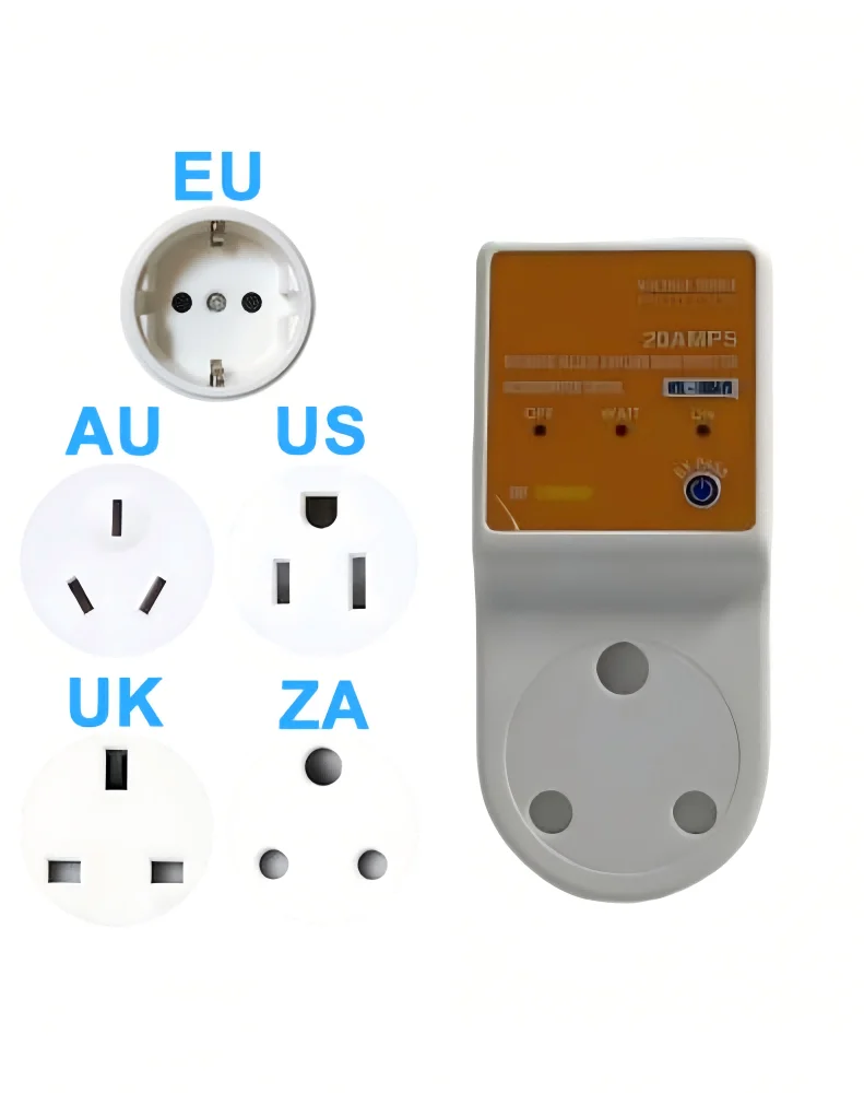 Südafrikanische Steckdose, Stromschutzstabilisator, Klimaanlage, Strom-TV-Schutz 20 Ampere 120 V 220 V