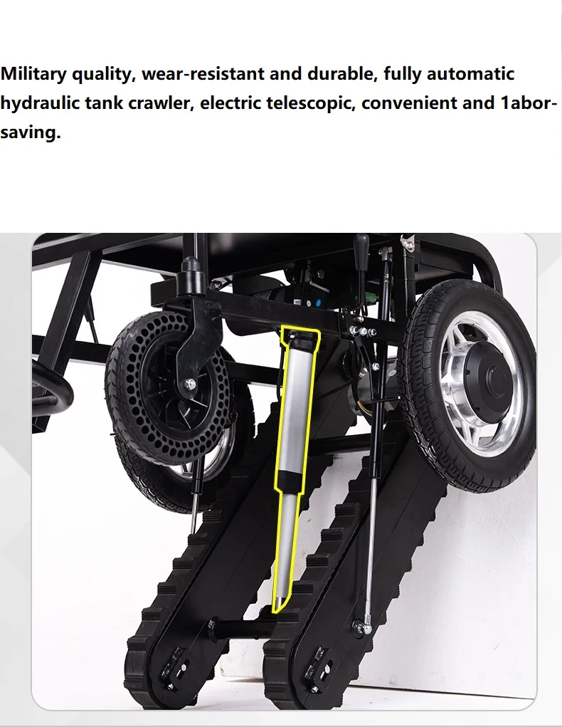 electric stair climbing wheelchair manual/power dual mode wheelchair electric rehabilitation therapy with track lifter - BZ-D03 supplier