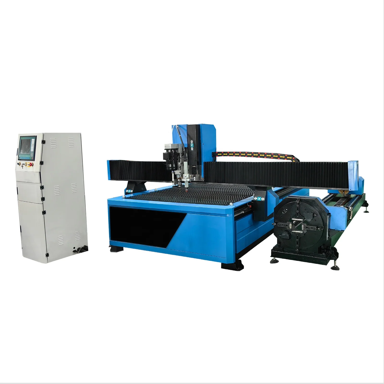 1530 Sheet Metal and Pipe CNC Plasma Cutting Machine Iron Stainless Steel Cutter with Bearing Engine and Motor Core Components