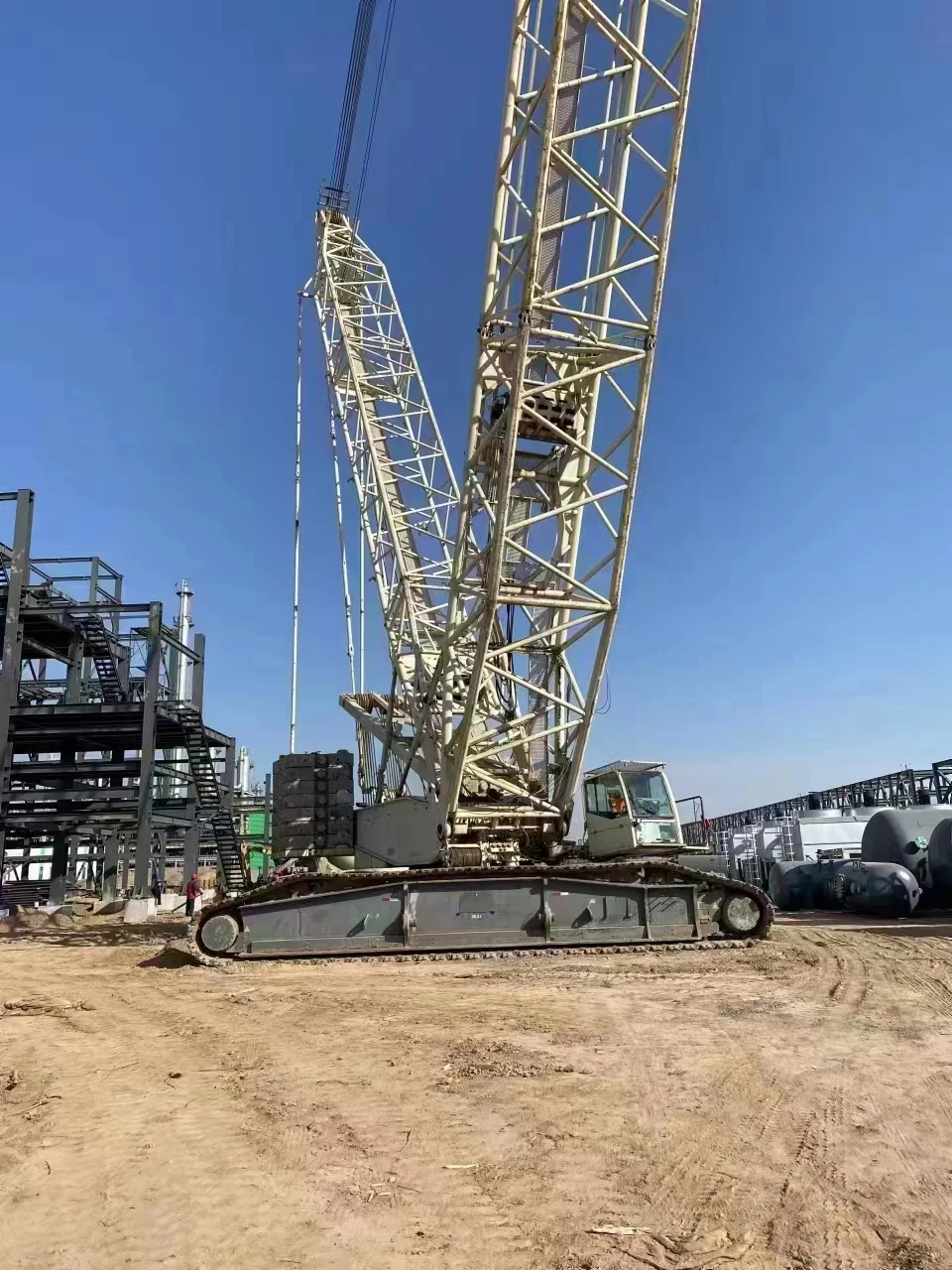 Used with Good Performance Demag CC2500 Used Crawler Crane 450Ton Used Hydraulic Crane Demag  Germany Crane