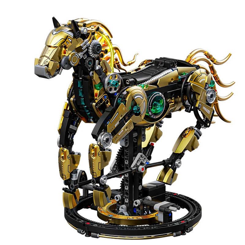 イトオテルミーセット MJI 13088 Semi Mechanical Horse Puzzle - 1055pcs Educational Toy