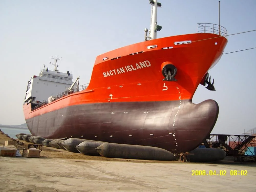 Floating Inflatable Rubber Balloon Dock Vessel Launching Marine Airbags