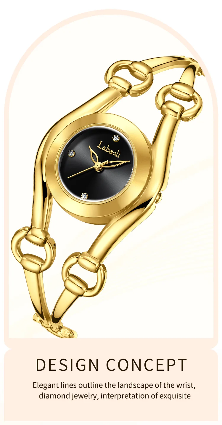 LABAOLI LA745 Femme Gem Watch Montres-bracelets Montre de luxe Fashion Watch Trendy Business Waterproof Wholesale