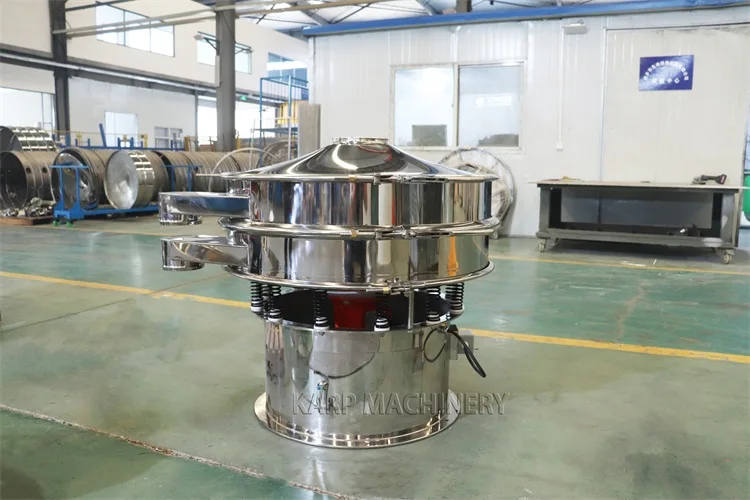 Stainless Steel Dyeing Waste Water Vibration Sifter Paper Pulp Round ...