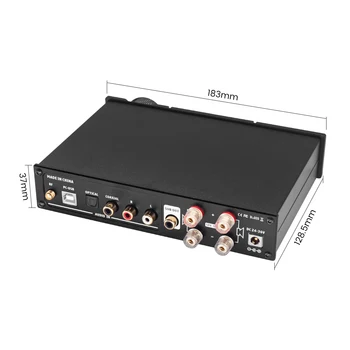 AIYIMA D05 2.1ch パワーアンプ DAC搭載 Bluetooth 5.0 aptX対応 120W