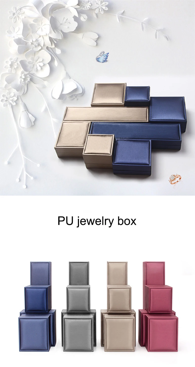 Wholesale Custom Earring Bangle Bracelet Necklace Ring Gift Packaging Jewelry Packaging Box Luxury supplier