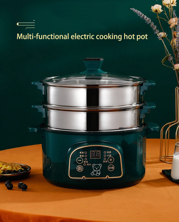 Buy Multi Stainless Steel Smart 3 Layer Cooking Mini Electric