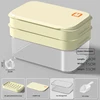 Yellow+2 layer+1 shovel+Lid+Storage Bin