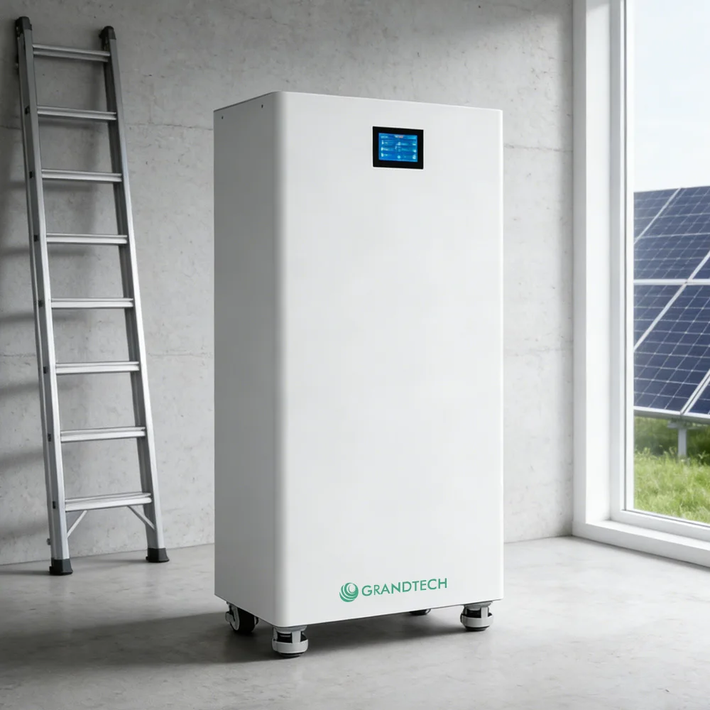 Усе в одному: сонячна домашня акумуляторна система накопичення енергії потужністю 16 кВт·год, стекований акумулятор LiFePO4 ємністю 320 А·год, напругою 51,2 В, комплект акумуляторів для сонячної енергетики потужністю 15 кВт·год