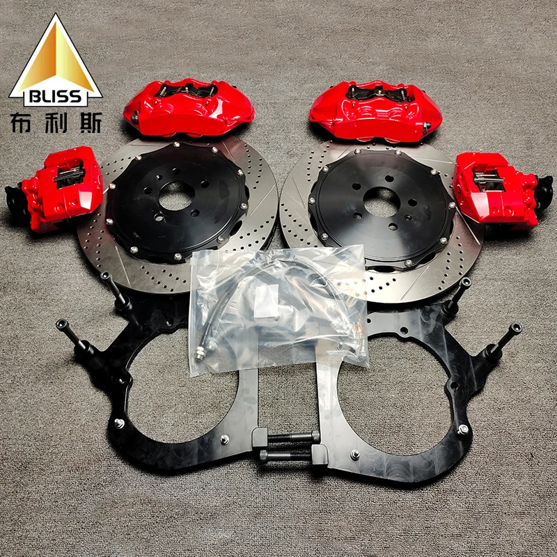 Kit De 4 étriers De Freins DIA-COMPE XCT Old School - Neufs, Couleur Rouge, Fabriqué En France