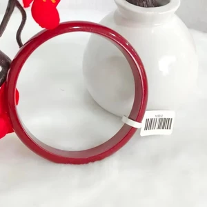 High Quality Natural Cinnabar Bangles Vintage Fashionable Women's Party AccessHigh Quality Cinnabar Fashion Bangle