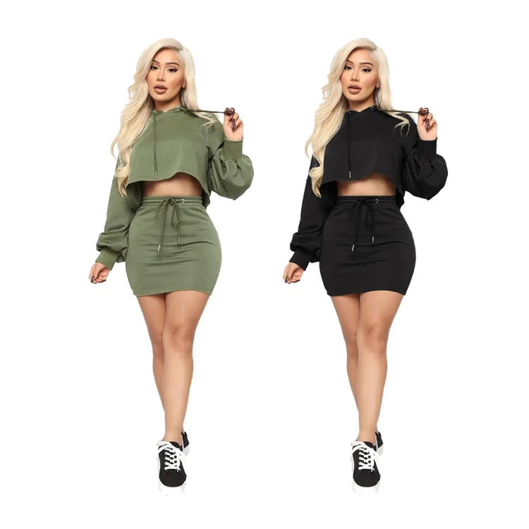 skirt sweatsuit set