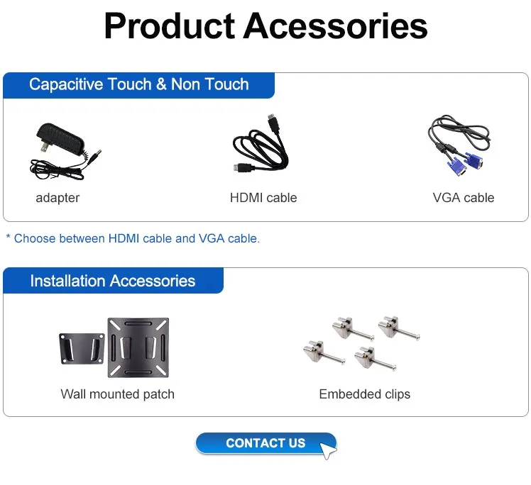 New 12 Inch USB/VGA/DVI Capacitive Touchscreen 1024*768 TFT LCD Display Industrial POS Monitor for Business