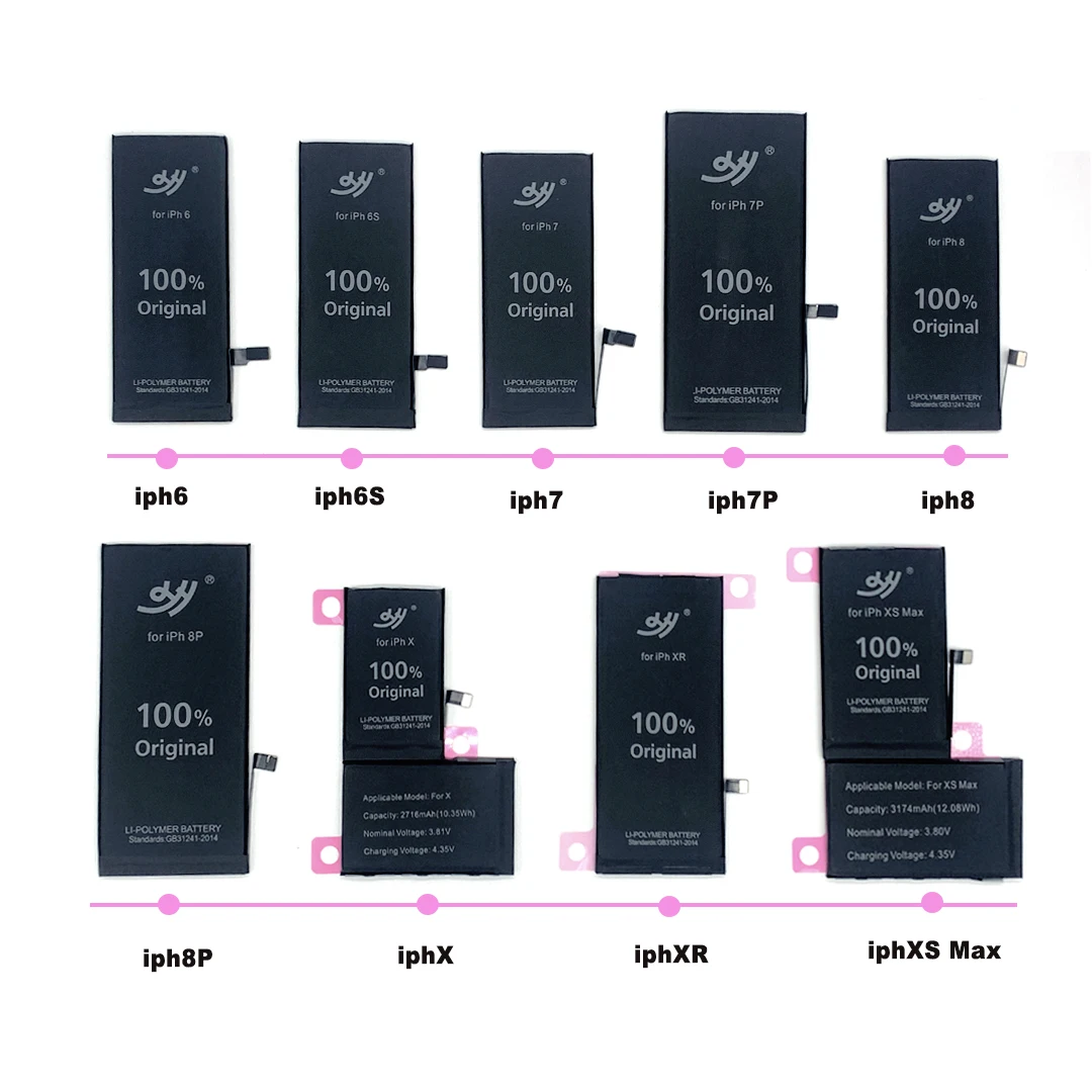 iPhone用バッテリー、バッテリーX、7、Desay、6、6s、5s、iPhone 13