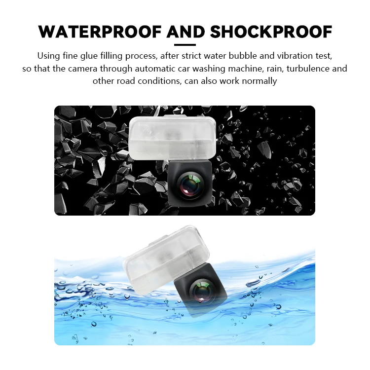 Wemaer OEM AHD CCD Parking Backup Camera Three Switch Night Vision Auto 170 Wide Angle Rear View Car Camera for Toyota/Peugeot manufacture