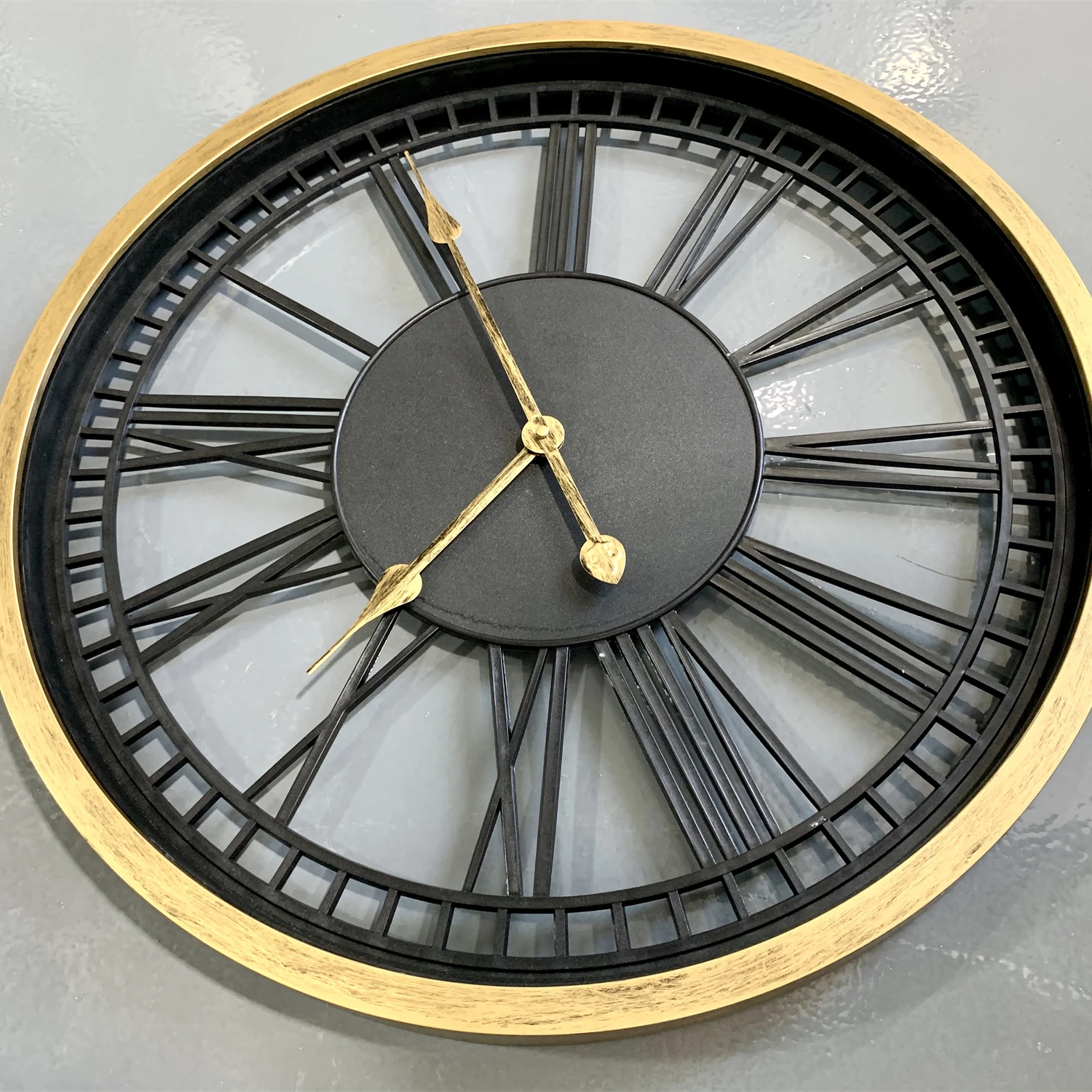 24 дюйма новый домашний декор кварцевые круглые пластиковые большие настенные часы Чжанчжоу завод Поставщик Сублимации большие часы