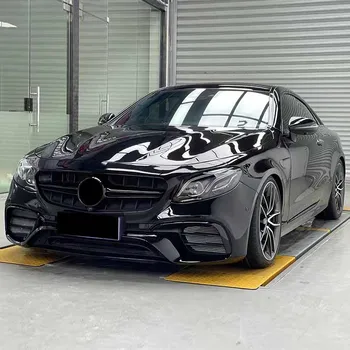 Car Bumper For Benz E-class COUPE W238 upgrade wide E63s AMG body kits front bumper with grille hood fender diffuser