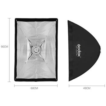 Godox SB-UE 50X70CM 60X90CM 70X100CM 80X120CM Portable Rectangular Umbrella Softbox Bowens Mount for Studio Flash Speedlite detail image