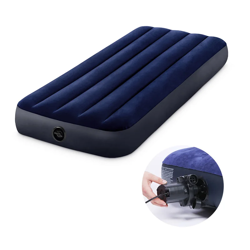 Intex 64756 Matelas Gonflable Classic Downy 1 Personne – 76 X 191 X 25 Cm – Confort & Praticité