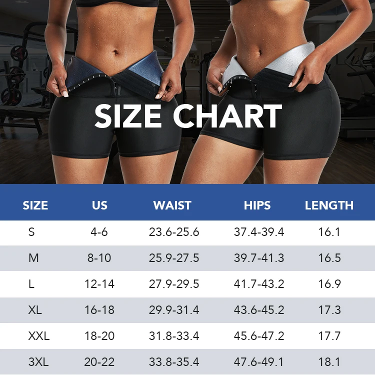 Wholesale Neoprene Sweat Womens Compression Slimming Shaper Waist Trainer Leggings Sauna Pant Shorts