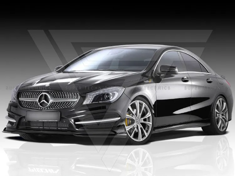 Piecha Style Carbon Fiber Front Splitter For Mercedes Benz Cla-class ...