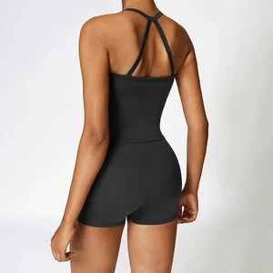 OEM ODM Sportswear Lady Yoga Set 2 Pieces High Quality Ladies Gym Wear Workout Activewear Gym Fitness Sets Custom Logo Yoga Set