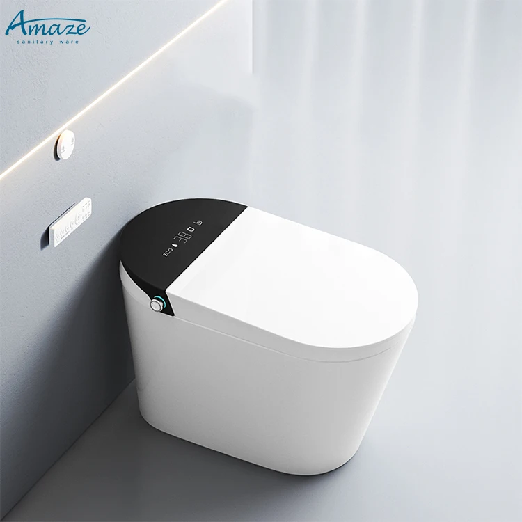 Bidet inteligente de una pieza con certificación CUPC, inodoro inteligente automático para baño