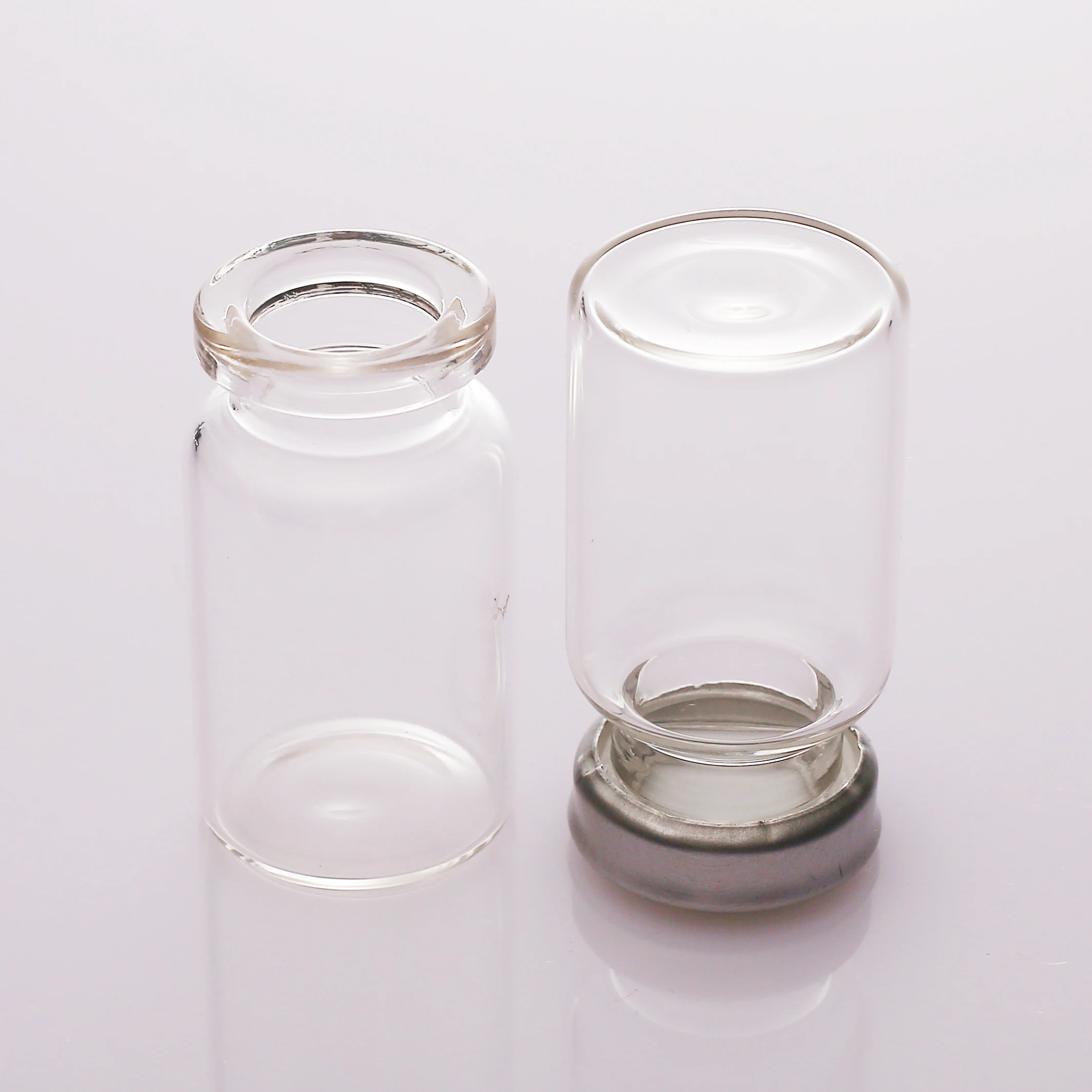 50 ml glass bottles ,stock 50g clear blue jar with aluminum cap,free samples
