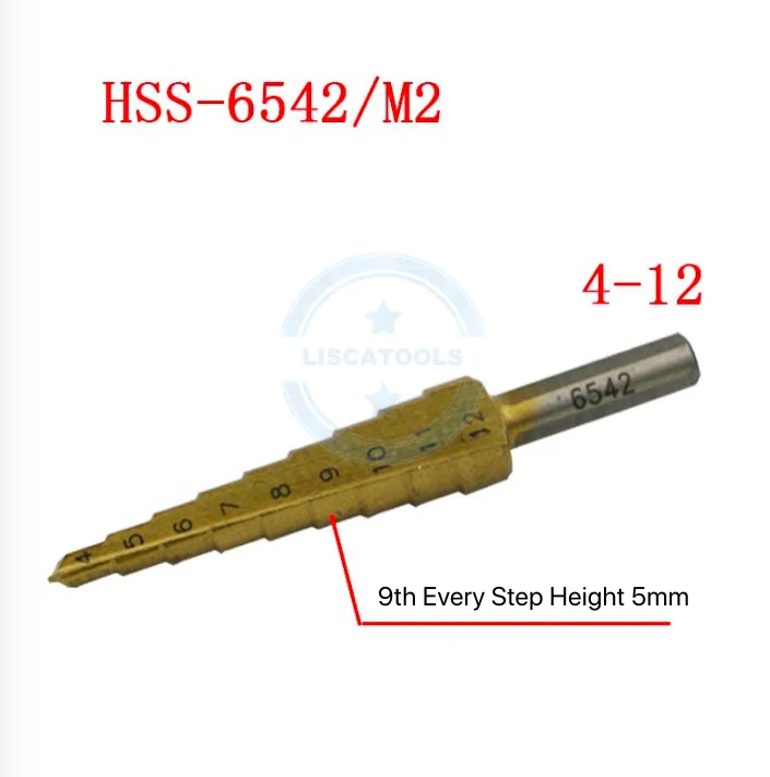 Temolink Step Drill [13 Steps | Diameter 4-39 Mm] With 10 Mm - View #6