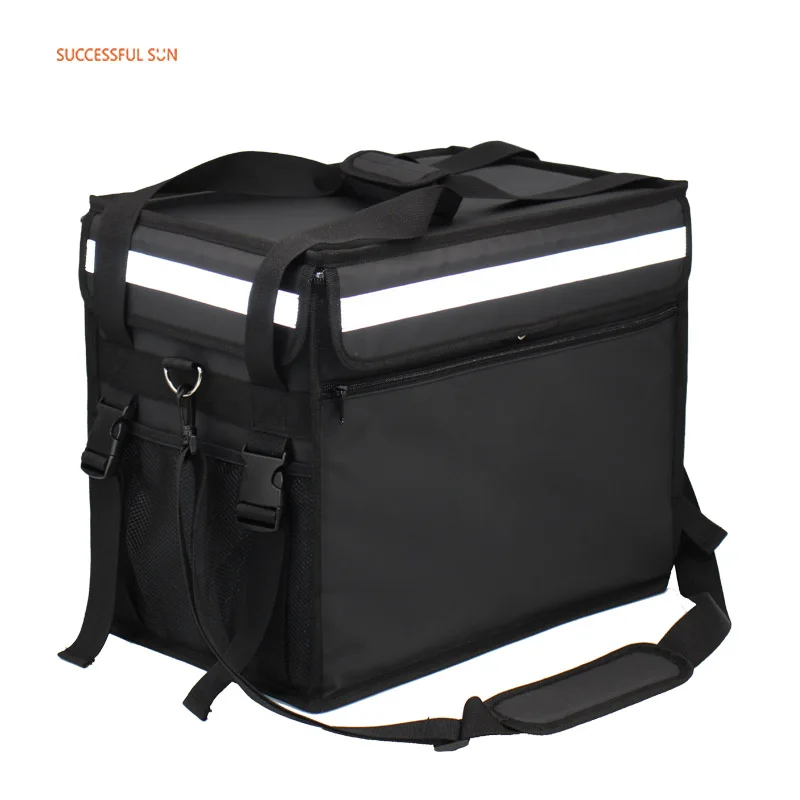 product bsci factory wholesale heavy duty thermal cooler bag custom waterproof food delivery shoulder bag with top handle-5