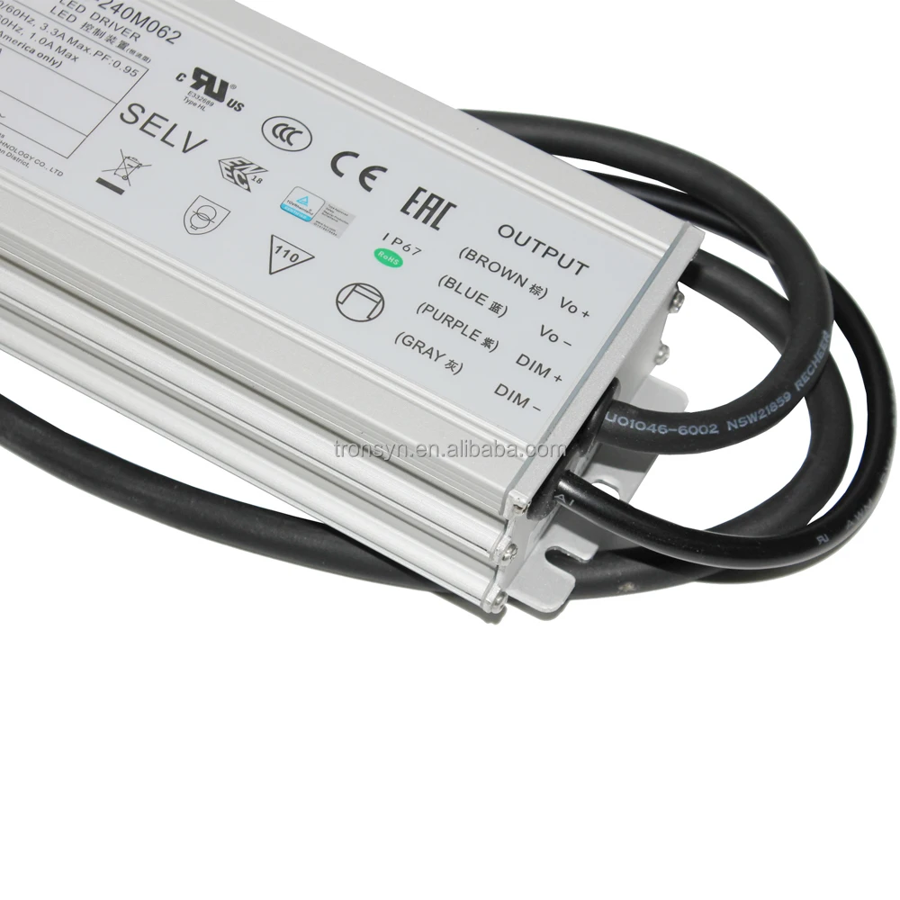 Dimmable and programmable MOSO LED Driver X6-075M for LED