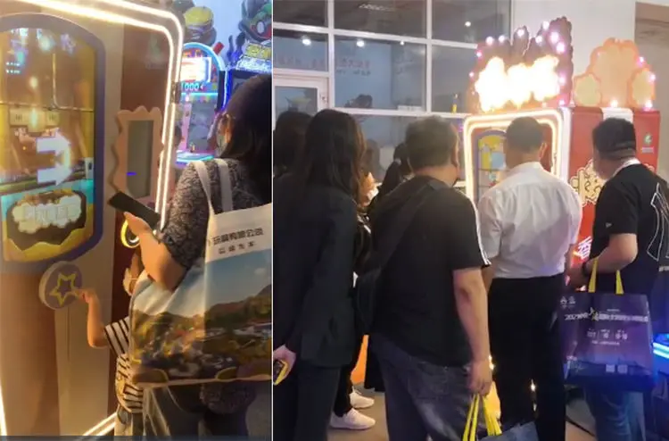 JWINTELL Three Flavor Popcorn Vending Machine