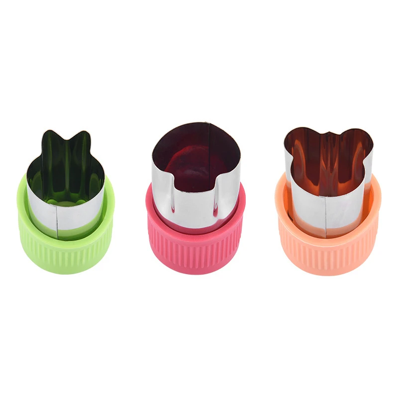 W41 мини набор из нержавеющей стали 3 шт. ПП защита для рук Форма резки печенья фруктов форма овощей