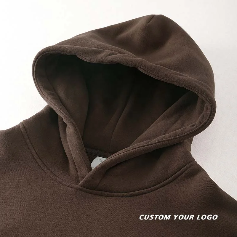 Wholesale 550 Gsm Men's Heavyweight Custom Pullover Hoodie Oem