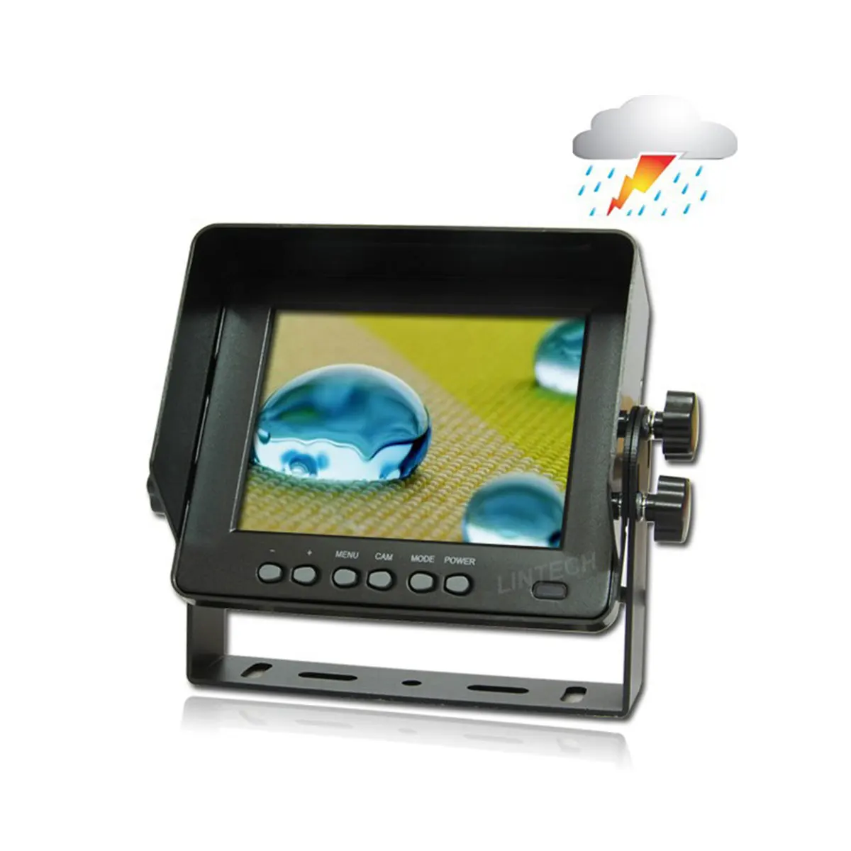 Monitor impermeable al por mayor de 69 pulgadas IP5K con soporte en U para camiones al aire libre