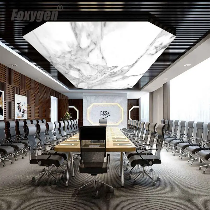 Removable Good Quality Pop Designs in Hall Cheap Price 3D UV Printed Beautiful Pattern  on  Translucent Stretch Ceiling