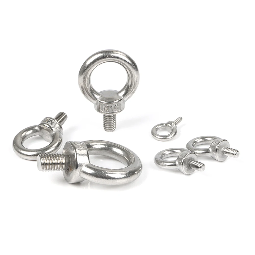 Stainless Steel Din580 Eye Bolt Lifting Eye Screw M6m100 Ss304 316 Eye