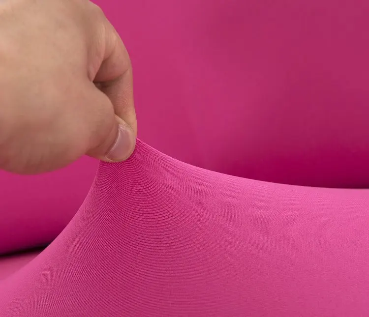 Чехол на диван из спандекса на заказ, однотонный нескользящий чехол на диван, простой всесезонный универсальный чехол на диван с подлокотником