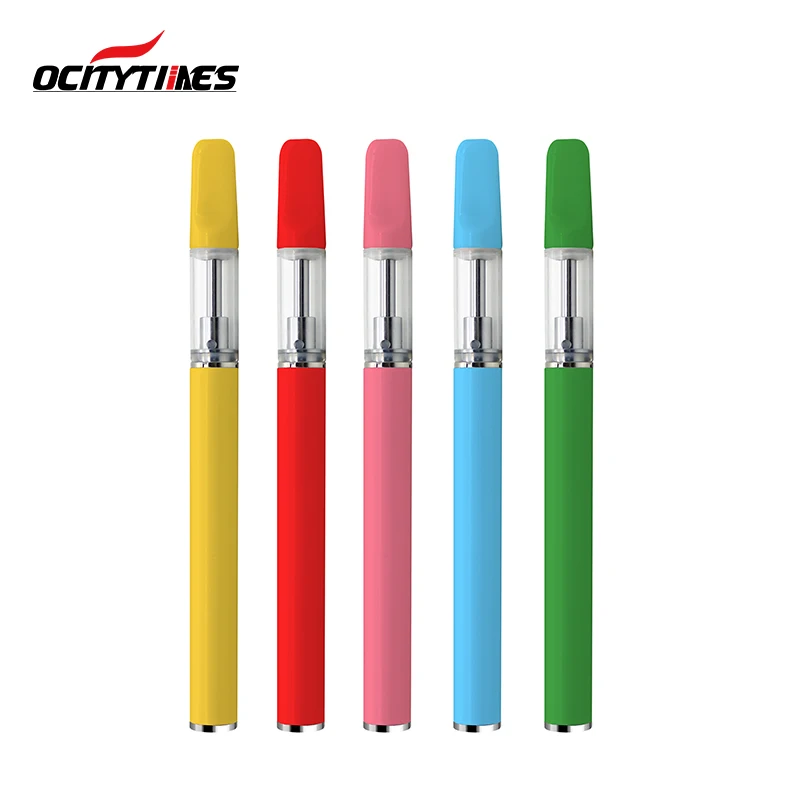 Ocitytimes оптовая продажа белого цвета 350mah перезаряжаемая OEM ODM cbd вейп ручка