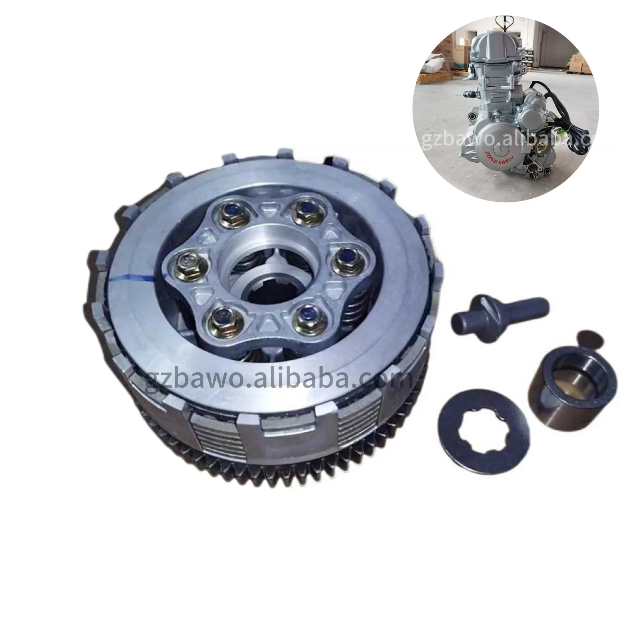 Hot Sale and Popular ZONGSHEN Clutch Assembly NB300 ZS174MN-5 for