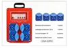 Dispositivo de corriente residual + Interruptor automático + Enchufe de tres clavijas