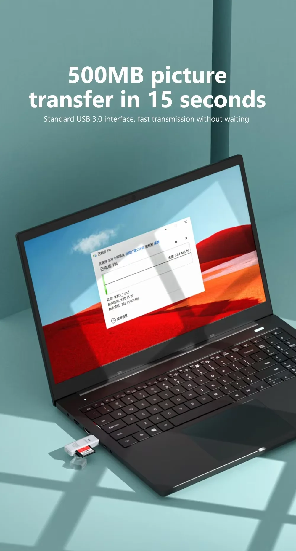 Chinese factory supplier supply  Usb3.0 Card Reader Portable Usb2.0 Card Reader 2 In 1 Usb3.0 Tf Sd Card Reader - Buy Usb3.0 Tf Sd Carder tf Sd 2 In 1 Card Reader multiport Usb3.0 Card Reader